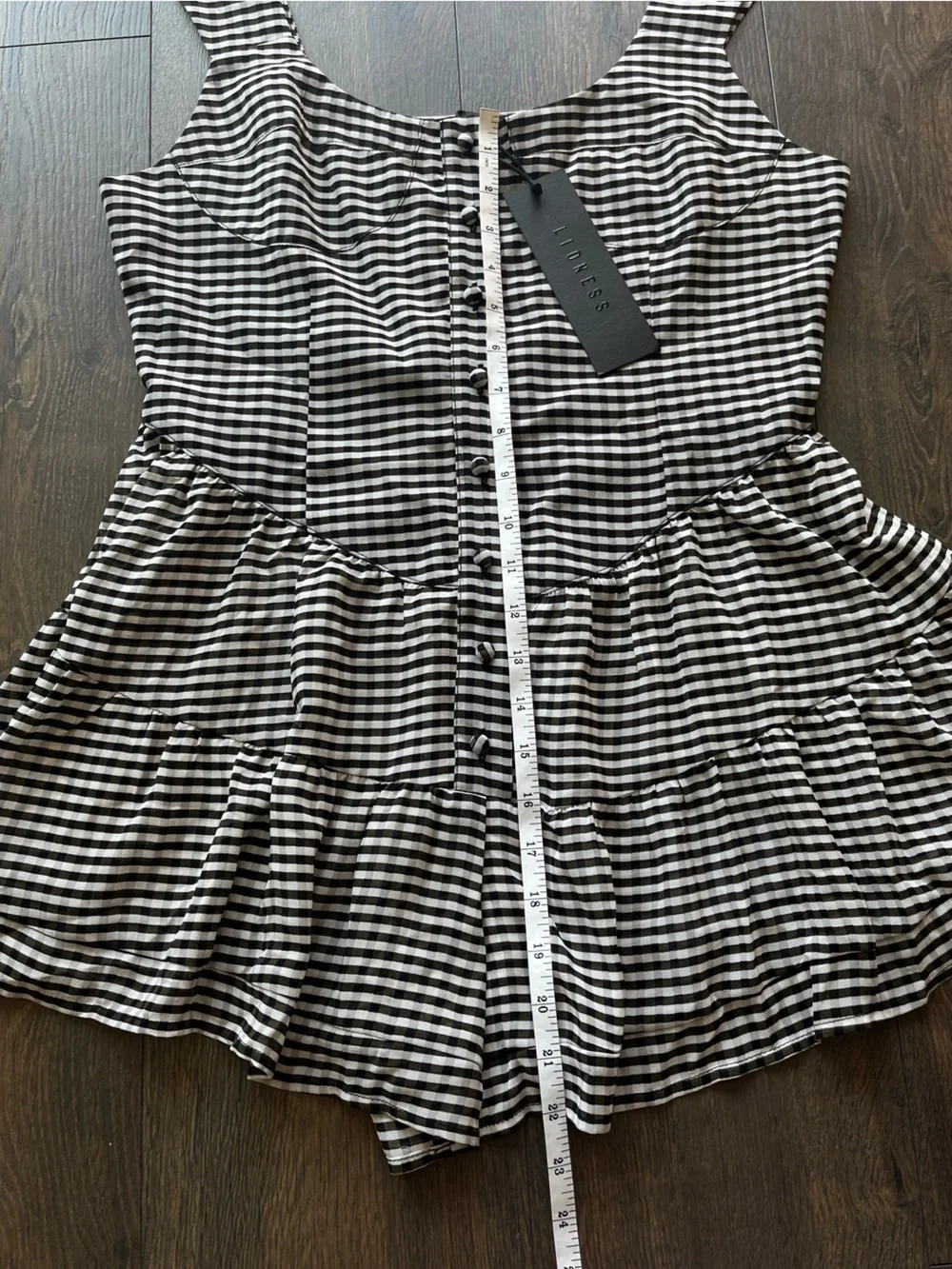 Lioness Gingham Romper - Picture 8 of 13
